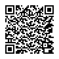 QR-код для номера телефона +14072000258