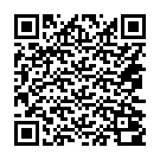 QR-код для номера телефона +14072000263