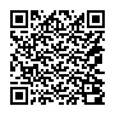 Código QR para número de teléfono +14072000270