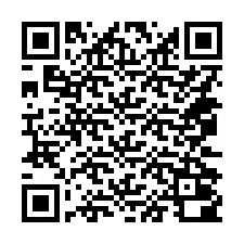 QR Code สำหรับหมายเลขโทรศัพท์ +14072000276