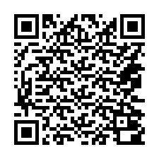 Código QR para número de teléfono +14072000277