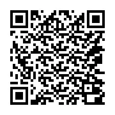 QR Code pour le numéro de téléphone +14072000278