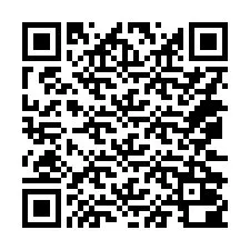 Código QR para número de telefone +14072000279