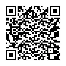 Código QR para número de teléfono +14072000290