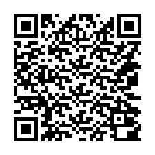 QR код за телефонен номер +14072000294