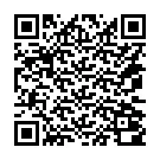 Código QR para número de teléfono +14072000310