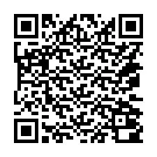 QR kód a telefonszámhoz +14072000318