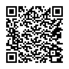 QR kód a telefonszámhoz +14072000327