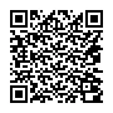 Código QR para número de teléfono +14072000342