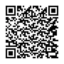 QR kód a telefonszámhoz +14072037252