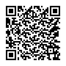 QR kód a telefonszámhoz +14072166668