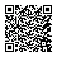 QR-code voor telefoonnummer +14072749771