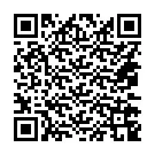 Código QR para número de telefone +14072749817