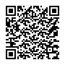 QR-код для номера телефона +14073334141