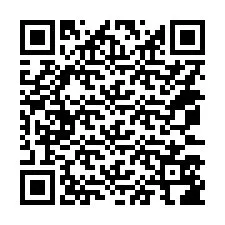 Codice QR per il numero di telefono +14073586120
