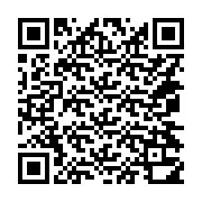 QR Code สำหรับหมายเลขโทรศัพท์ +14074310294