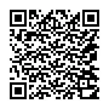 QR-Code für Telefonnummer +14074310334