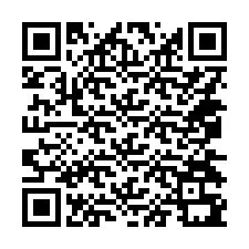 Codice QR per il numero di telefono +14074391366