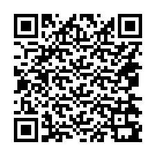 QR-kood telefoninumbri jaoks +14074391822