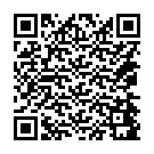 Codice QR per il numero di telefono +14074481129