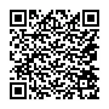 Código QR para número de teléfono +14074525736