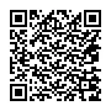 Código QR para número de teléfono +14075026002