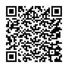 Código QR para número de teléfono +14075026004