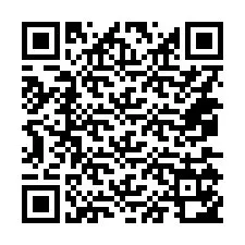 Código QR para número de telefone +14075152417