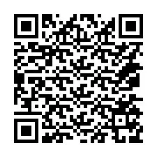 QR-код для номера телефона +14075179749