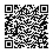 QR kód a telefonszámhoz +14075179754