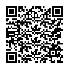 Código QR para número de telefone +14075179758