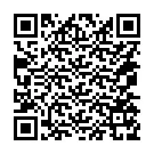 QR-Code für Telefonnummer +14075179770