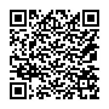 QR kód a telefonszámhoz +14075179781
