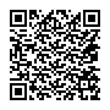 QR код за телефонен номер +14075179786