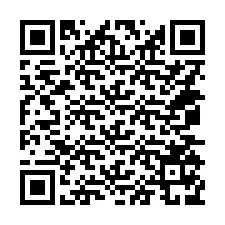 QR код за телефонен номер +14075179794