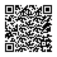 Código QR para número de teléfono +14075179809