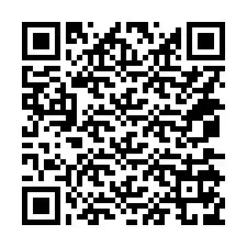 QR Code สำหรับหมายเลขโทรศัพท์ +14075179810