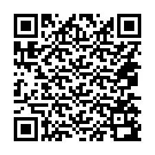 QR Code pour le numéro de téléphone +14075192753