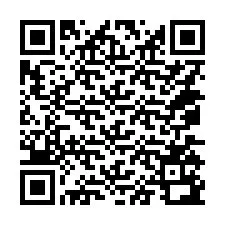 QR kód a telefonszámhoz +14075192758