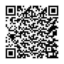 QR Code pour le numéro de téléphone +14075263321