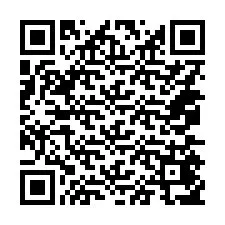 Código QR para número de telefone +14075457237