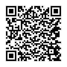 QR Code pour le numéro de téléphone +14075457432