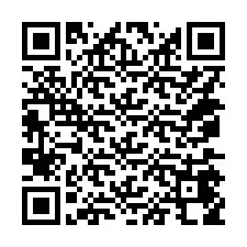 QR-code voor telefoonnummer +14075458818