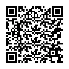 QR-code voor telefoonnummer +14075698950