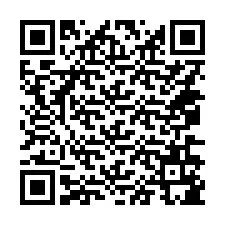 Codice QR per il numero di telefono +14076185556