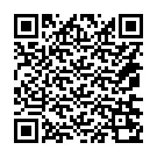 QR-koodi puhelinnumerolle +14076270211