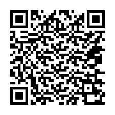 QR kód a telefonszámhoz +14076270433