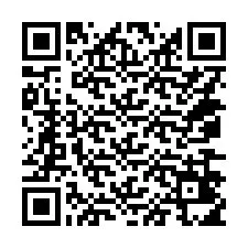 QR код за телефонен номер +14076415488