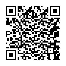 QR-koodi puhelinnumerolle +14076544325