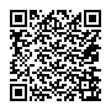 QR-код для номера телефона +14076563287